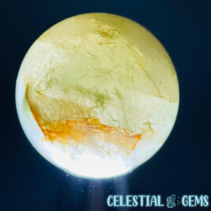 Actinolite (Green Rutile) Quartz Small Sphere