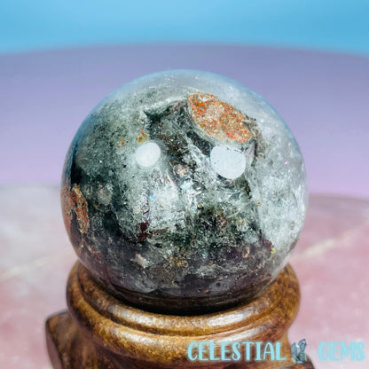 Lodolite Garden Quartz Small Sphere