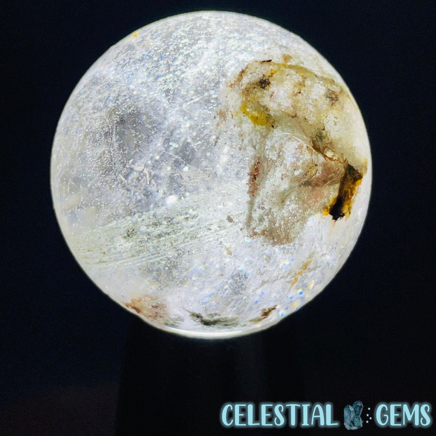 Lodolite Chlorine Garden Quartz Small Sphere