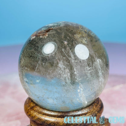 Lodolite Chlorine Garden Quartz Small Sphere