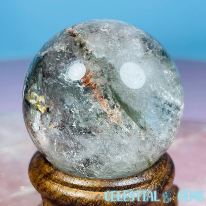 Lodolite Garden Quartz Small Sphere