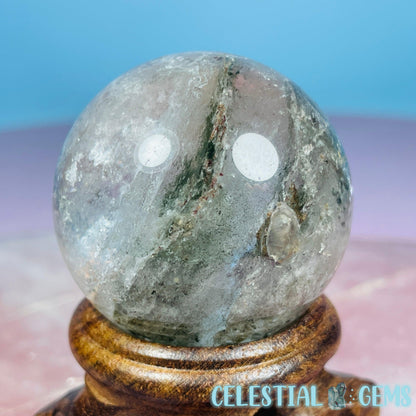 Lodolite Garden Quartz Small Sphere
