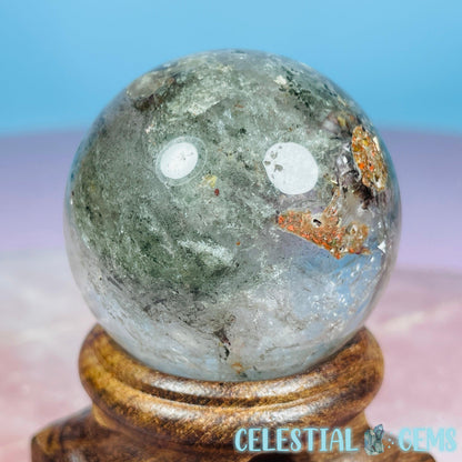 Lodolite Garden Quartz Small Sphere