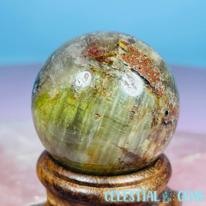 Thousand Layer Lodolite Garden Quartz Small Sphere
