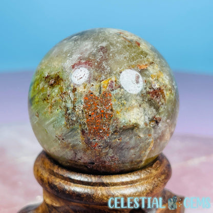 Thousand Layer Lodolite Garden Quartz Small Sphere