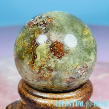 Thousand Layer Lodolite Garden Quartz Small Sphere