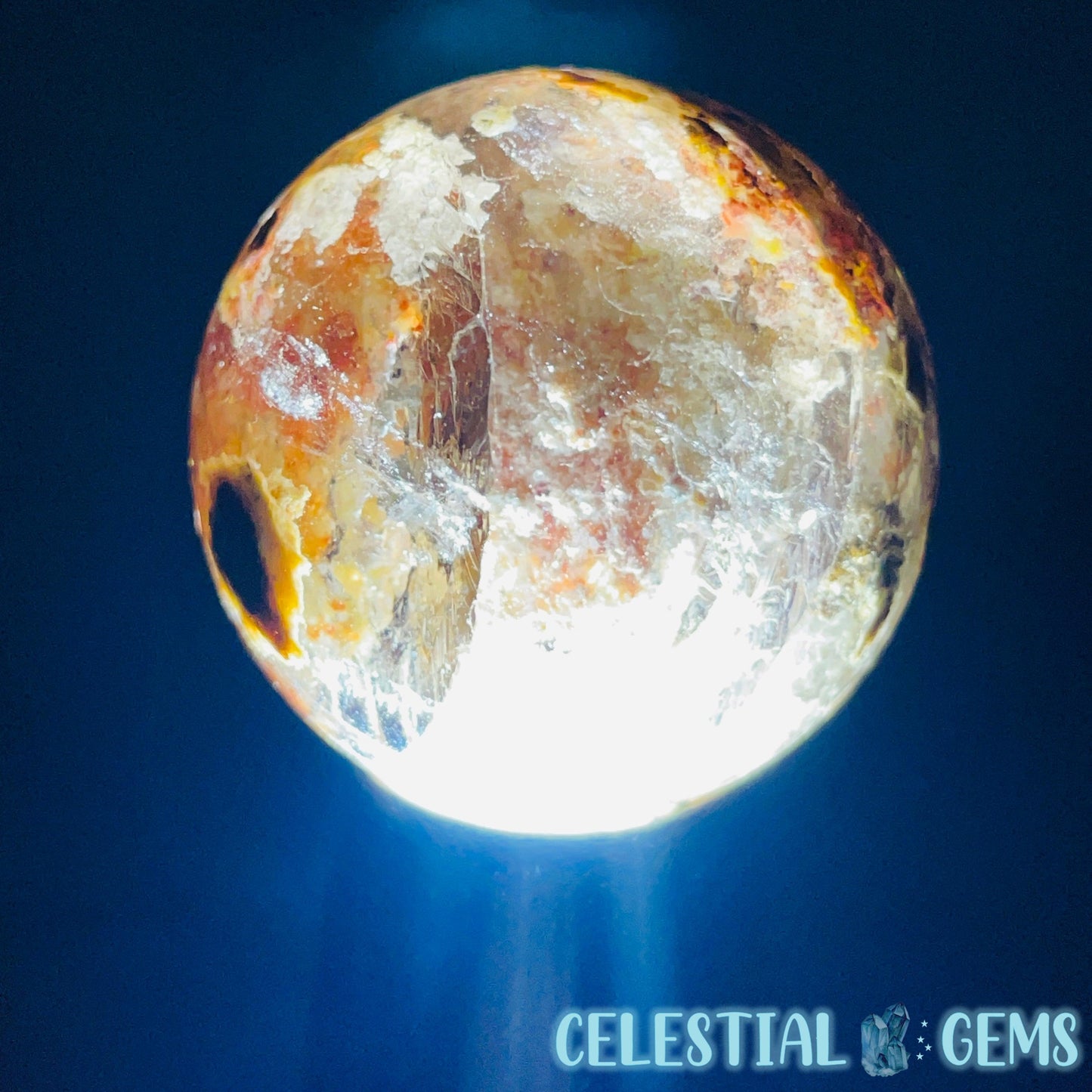 Lodolite Garden Quartz Small Sphere