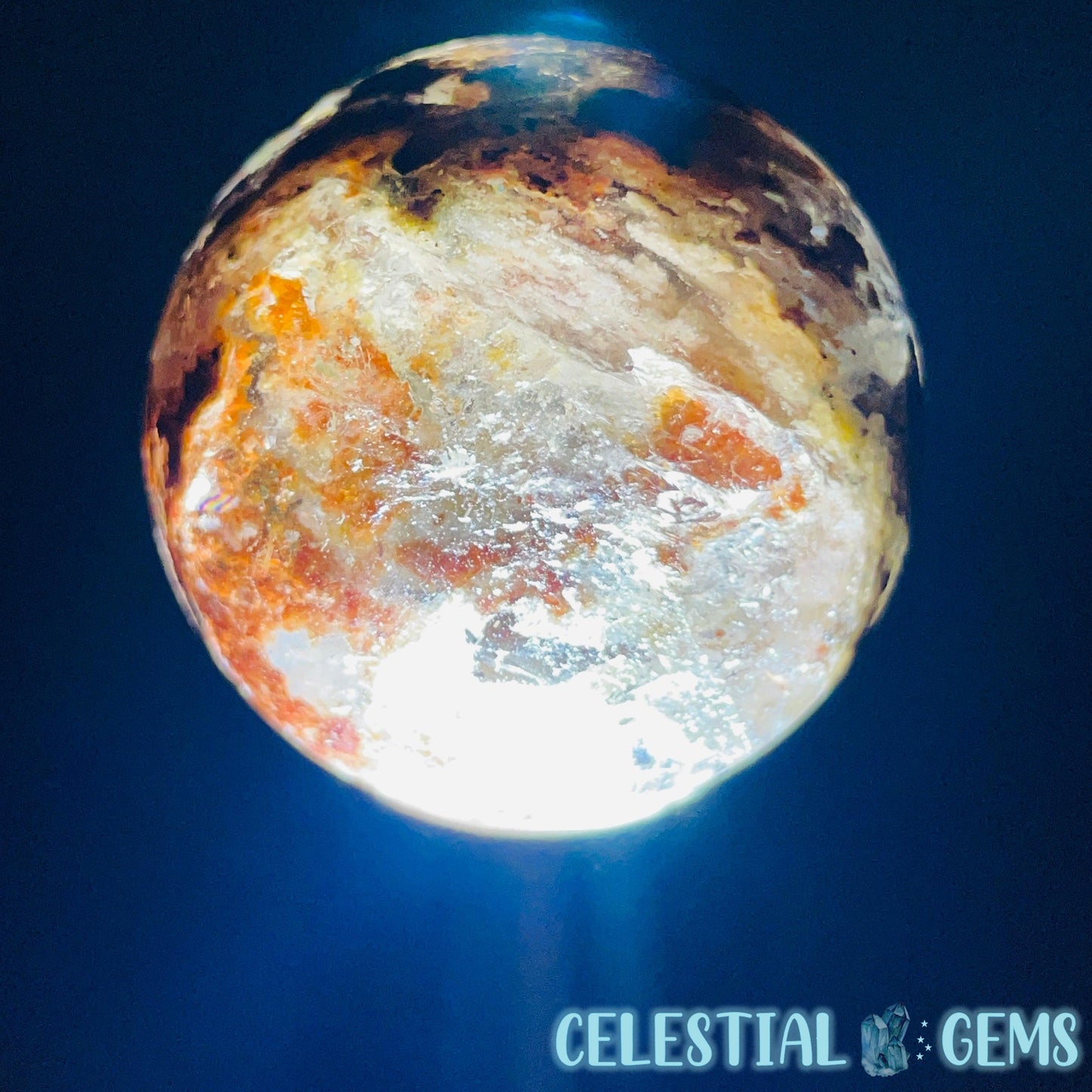 Lodolite Garden Quartz Small Sphere