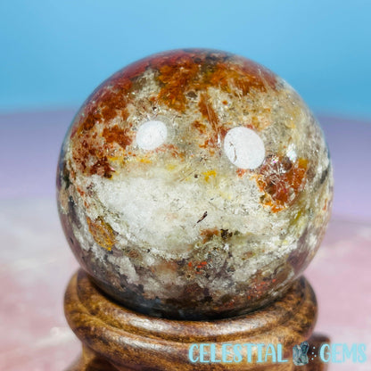 Lodolite Garden Quartz Small Sphere