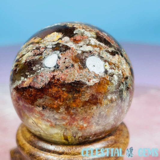 Lodolite Garden Quartz Small Sphere