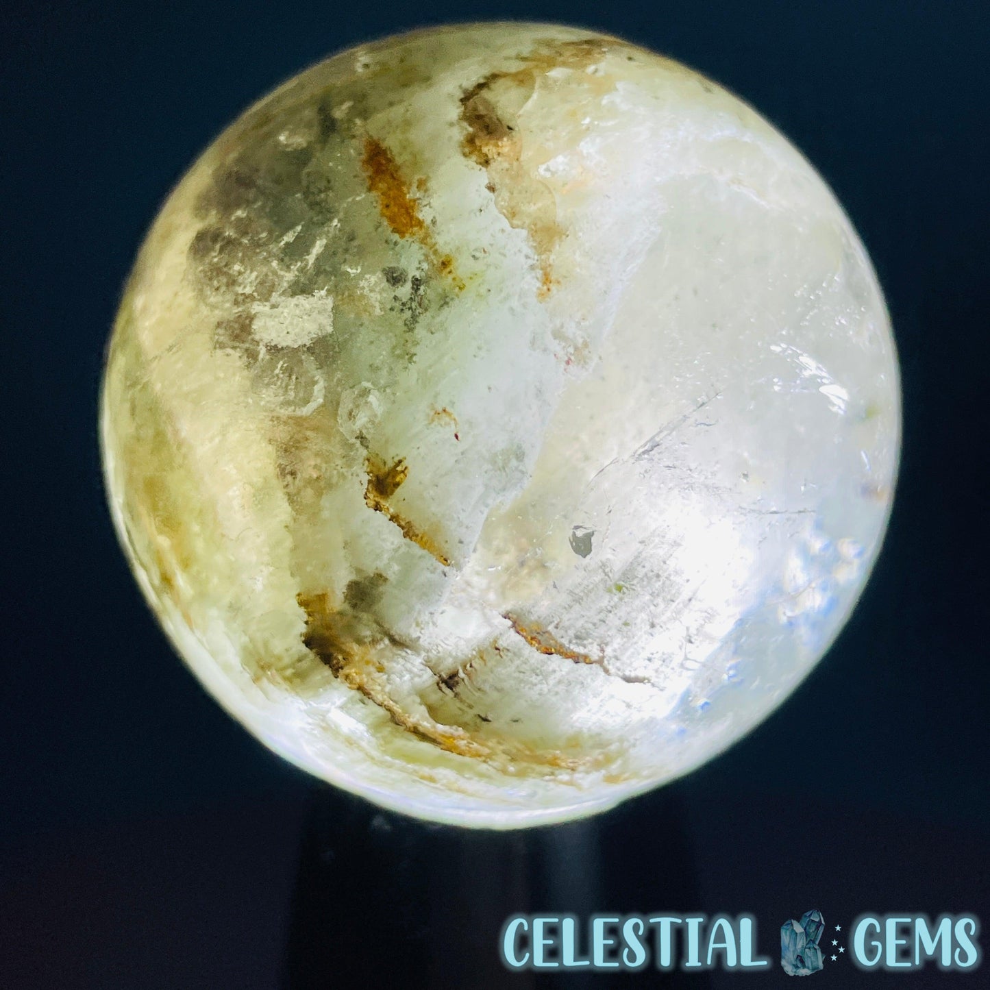 Thousand Layer Lodolite Garden Quartz Small Sphere