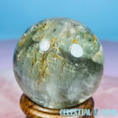 Thousand Layer Lodolite Garden Quartz Small Sphere
