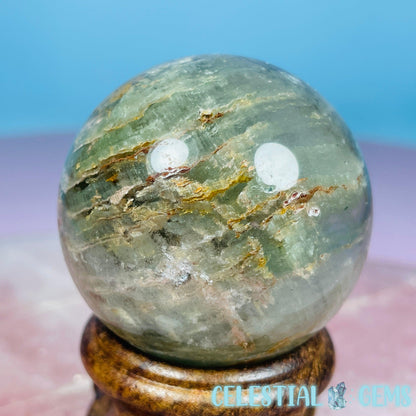 Thousand Layer Lodolite Garden Quartz Small Sphere