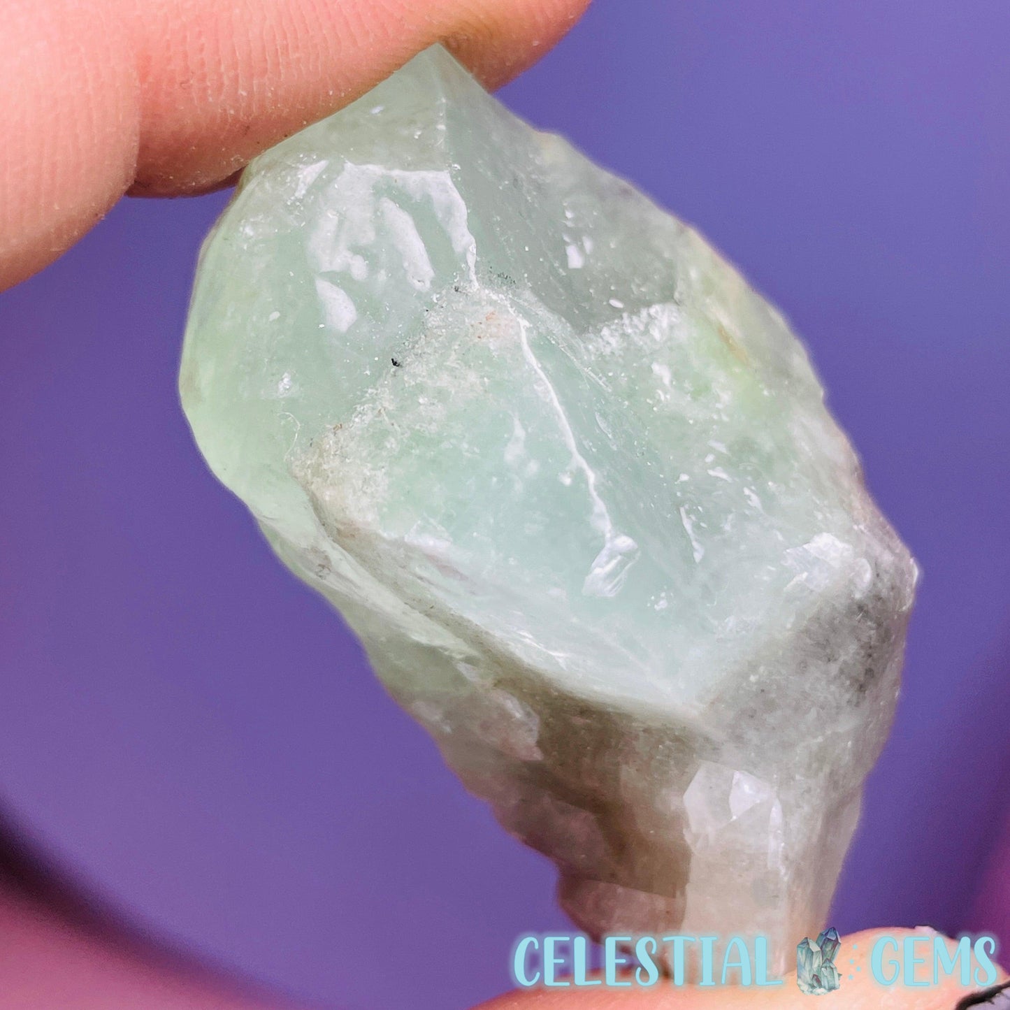 Green Calcite Small Raw Chunk