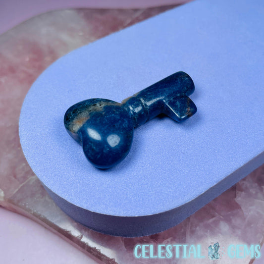 Sodalite Crystal Key Small Carving