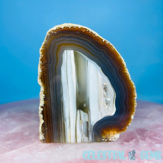 Natural Agate Semi-Polished Small Freeform