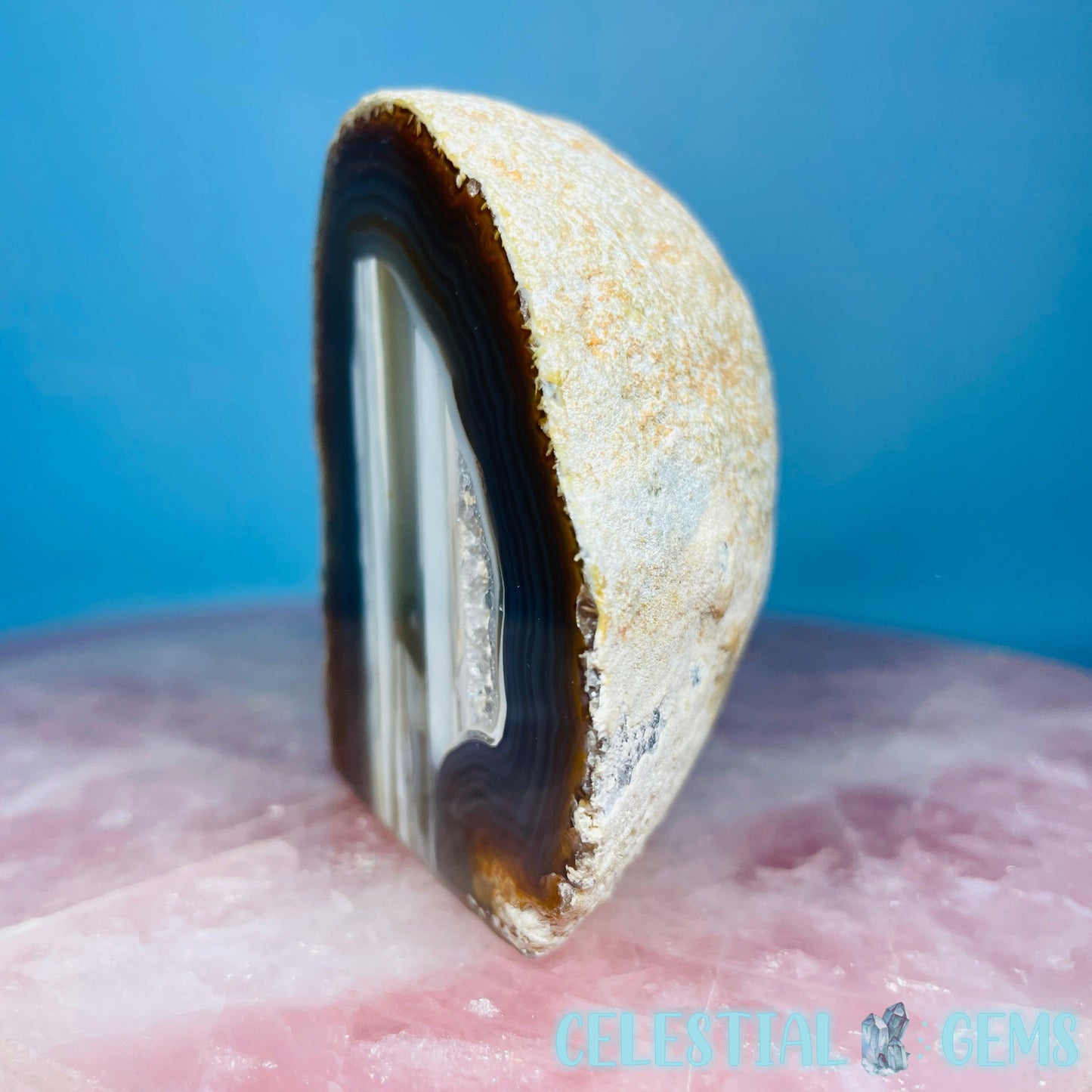 Natural Agate Semi-Polished Small Freeform