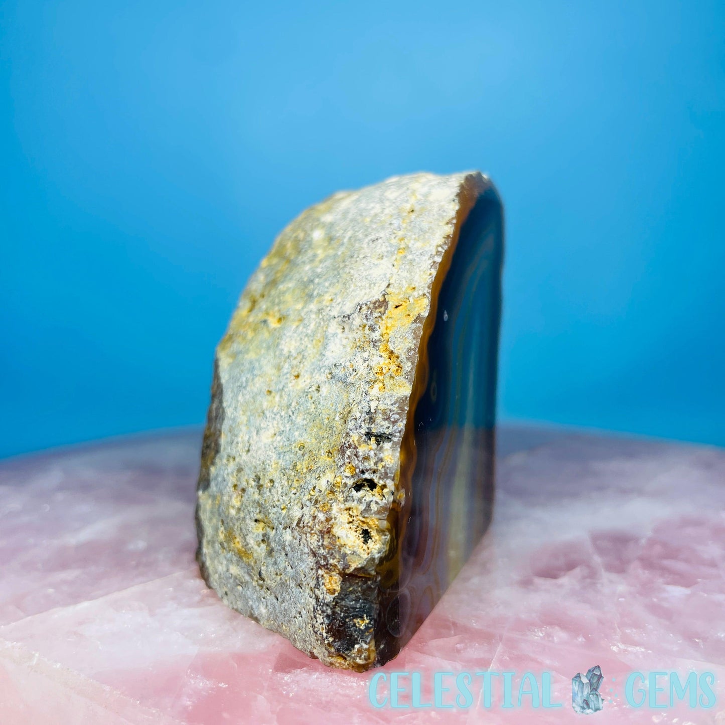 Natural Agate Semi-Polished Small Freeform