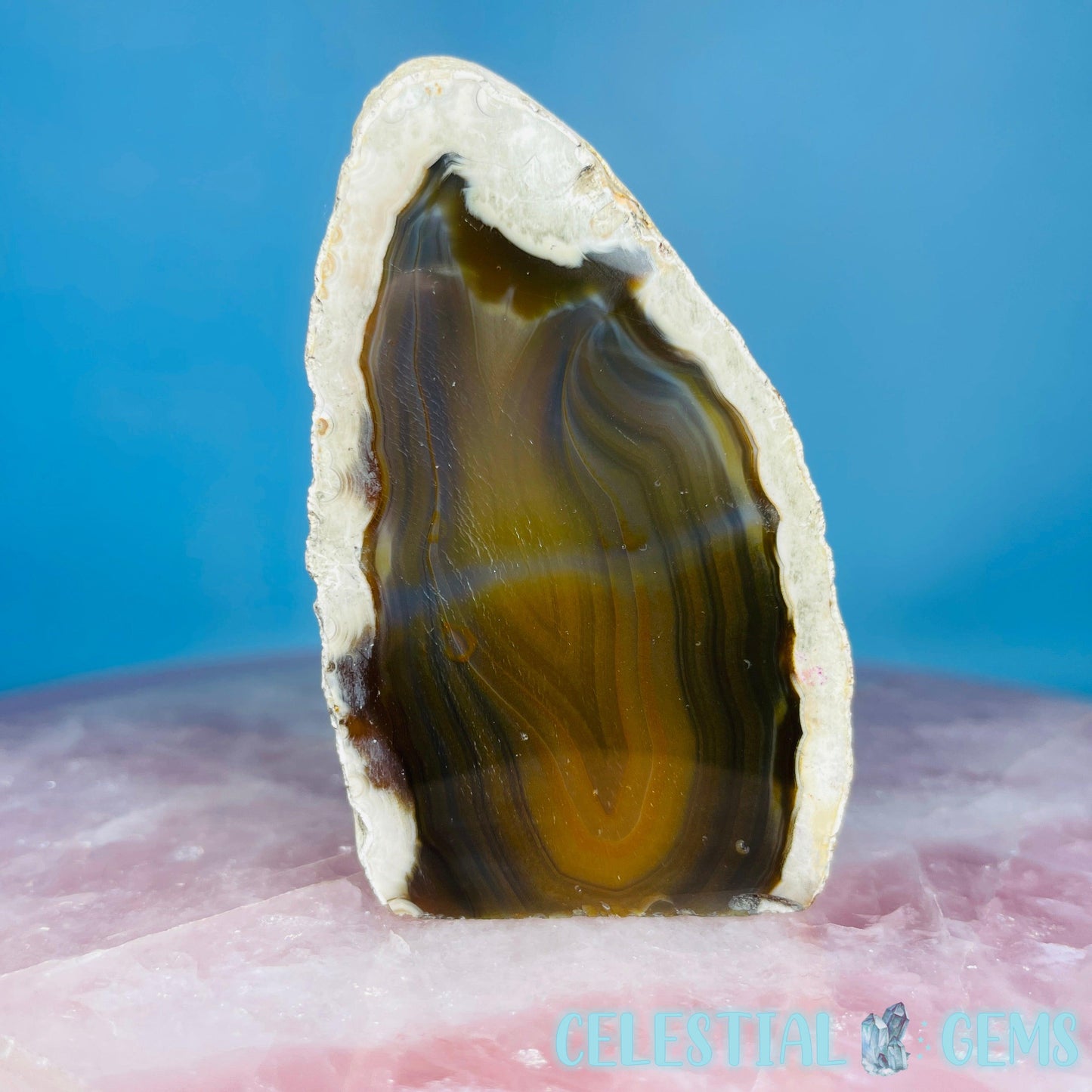 Natural Agate Semi-Polished Small Freeform