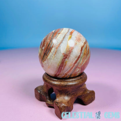 Banded Onyx Calcite Sphere - Small