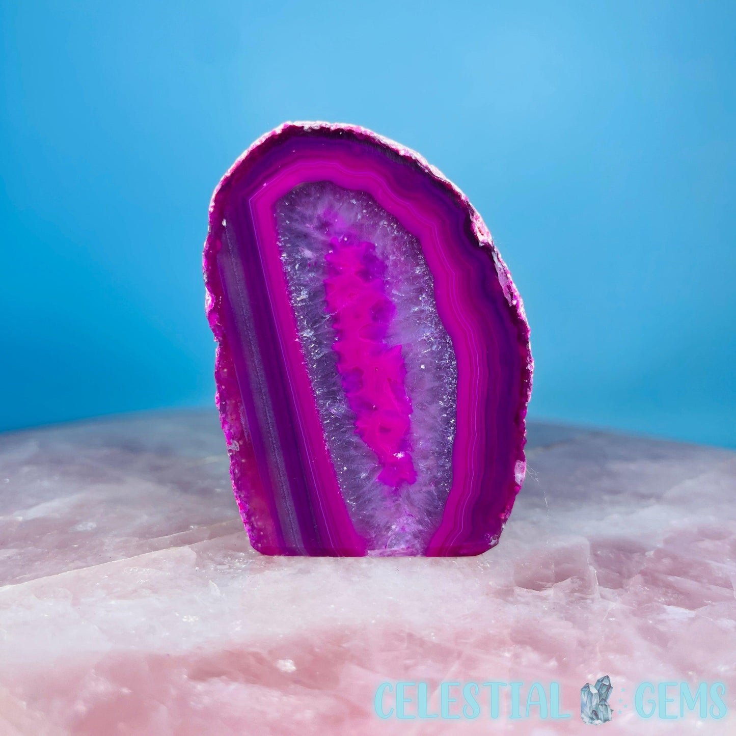 Pink Agate Semi-Polished Small Freeform