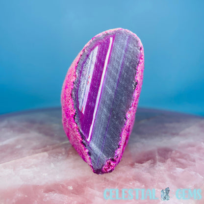 Pink Agate Semi-Polished Small Freeform
