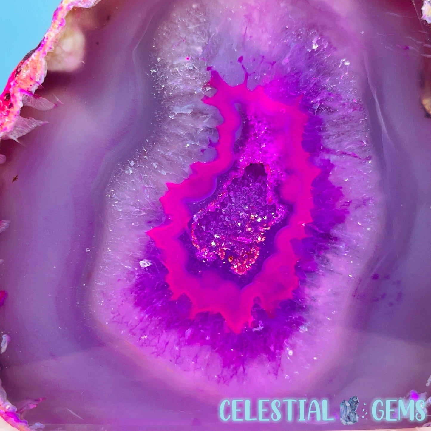 Pink Agate Semi-Polished Small Freeform