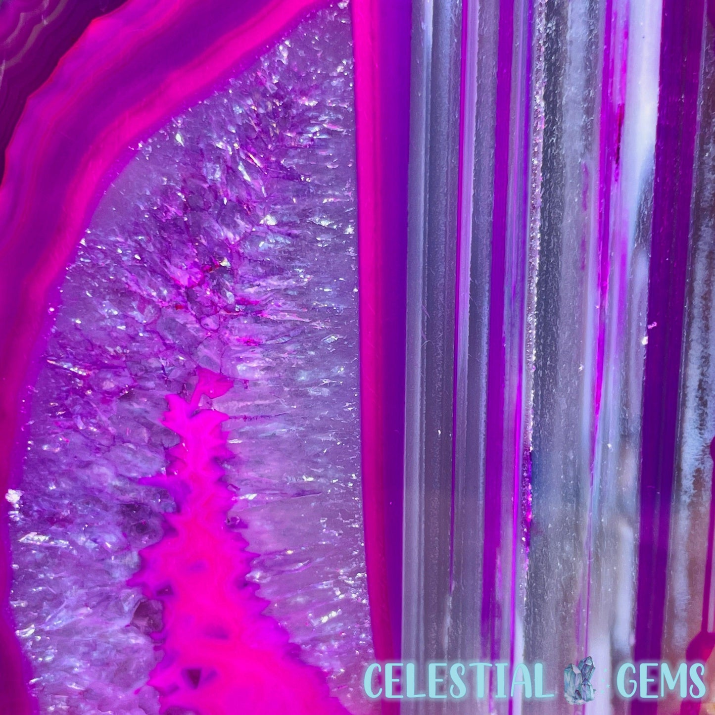 Pink Agate Semi-Polished Small Freeform