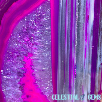 Pink Agate Semi-Polished Small Freeform