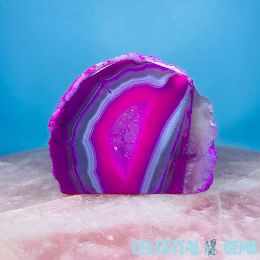 Pink Agate Semi-Polished Small Freeform