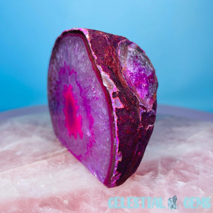 Pink Agate Semi-Polished Small Freeform