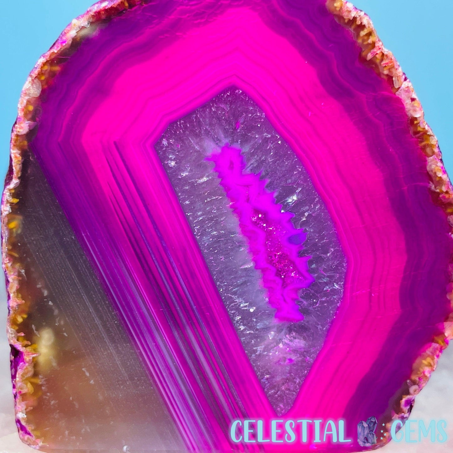 Pink Agate Semi-Polished Small Freeform