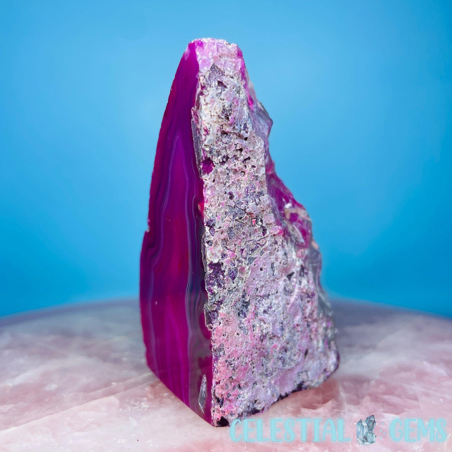 Pink Agate Semi-Polished Small Freeform