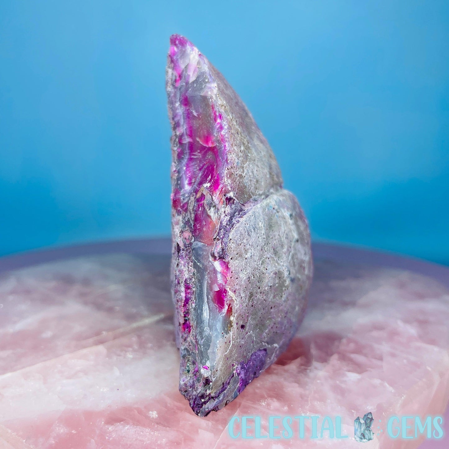 Pink Agate Semi-Polished Small Freeform