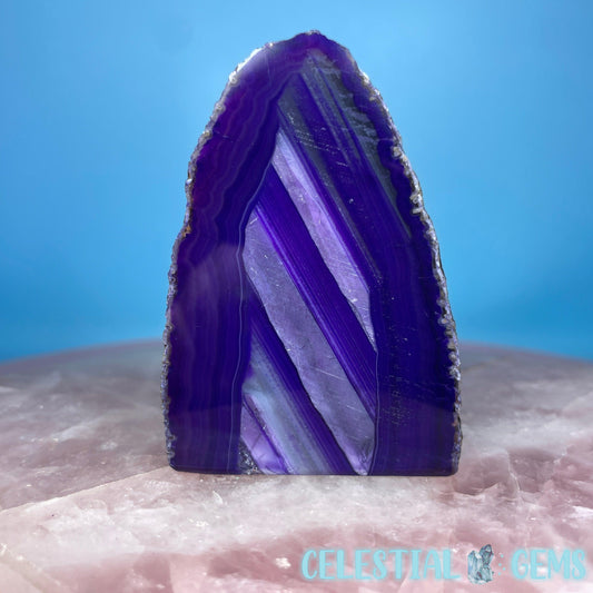 Purple Agate Semi-Polished Small Freeform