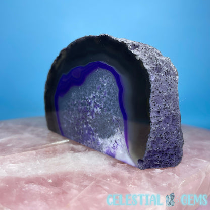 Purple Agate Semi-Polished Small Freeform