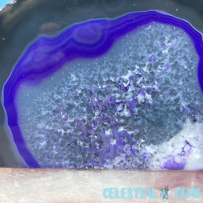 Purple Agate Semi-Polished Small Freeform