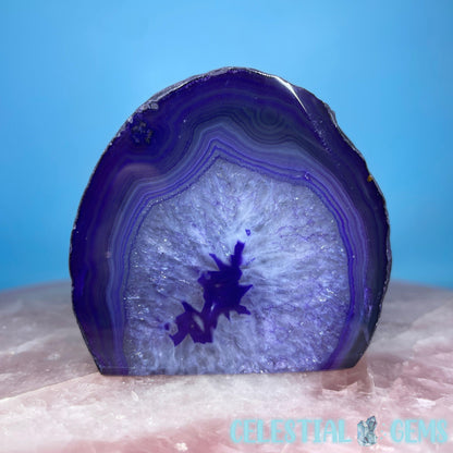 Purple Agate Semi-Polished Small Freeform