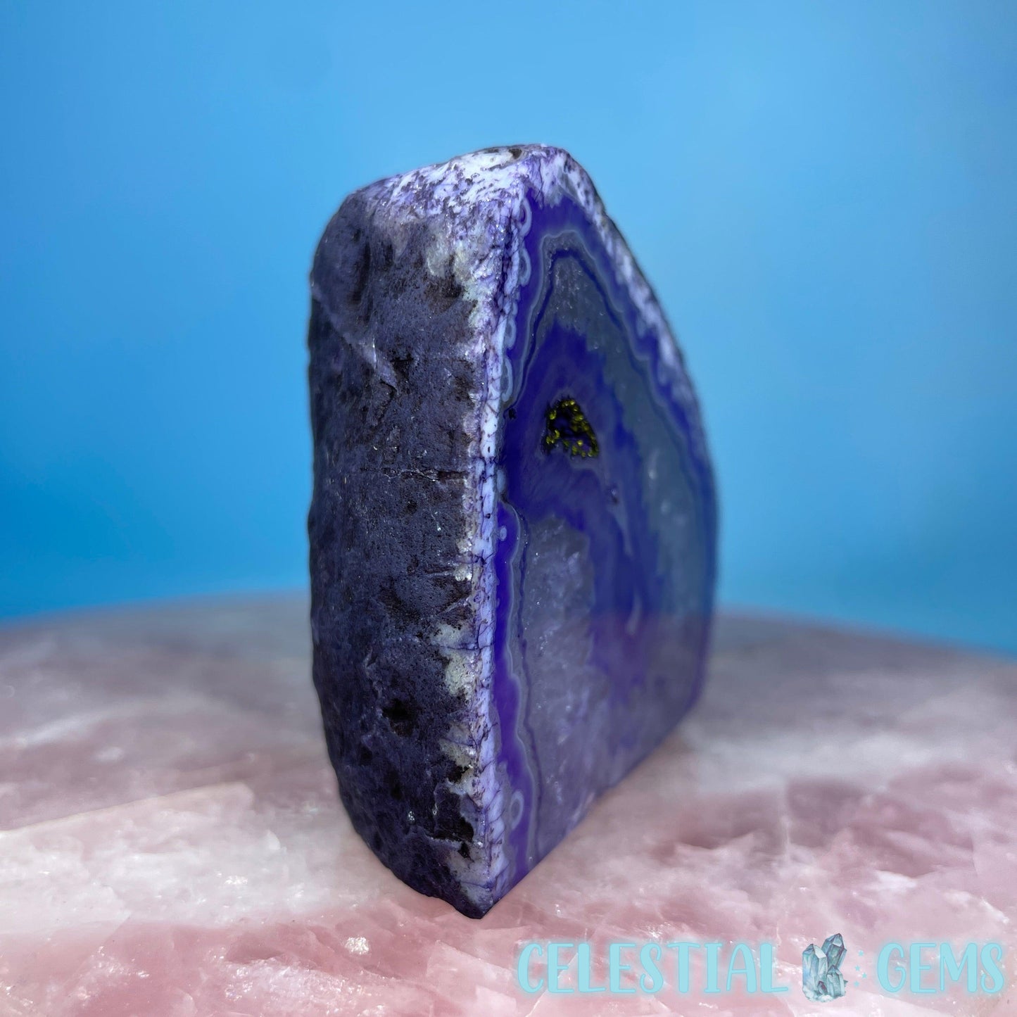 Purple Agate Semi-Polished Small Freeform