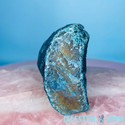 Teal Agate Semi-Polished Small Freeform