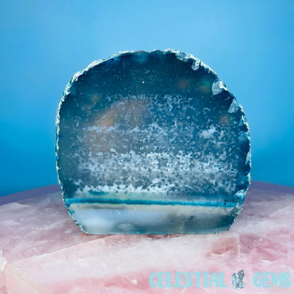 Teal Agate Semi-Polished Small Freeform