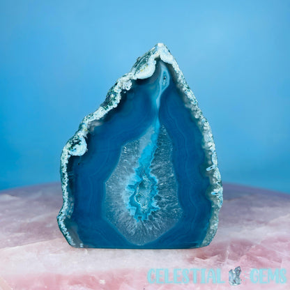 Teal Agate Semi-Polished Small Freeform