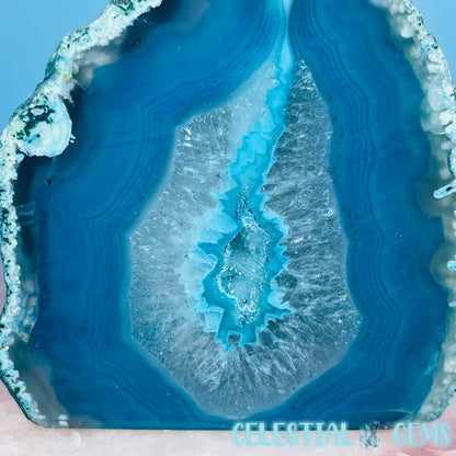 Teal Agate Semi-Polished Small Freeform