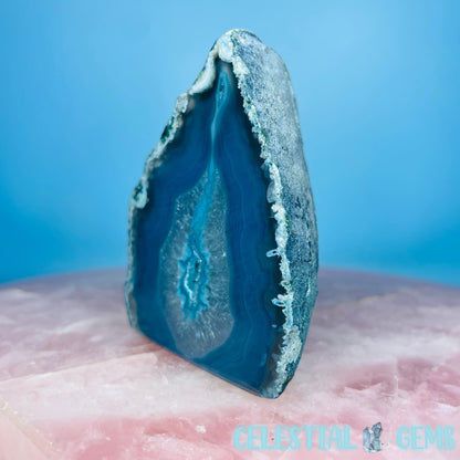 Teal Agate Semi-Polished Small Freeform