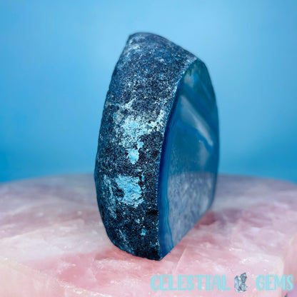 Teal Agate Semi-Polished Small Freeform