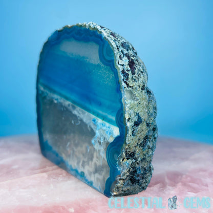 Teal Agate Semi-Polished Small Freeform