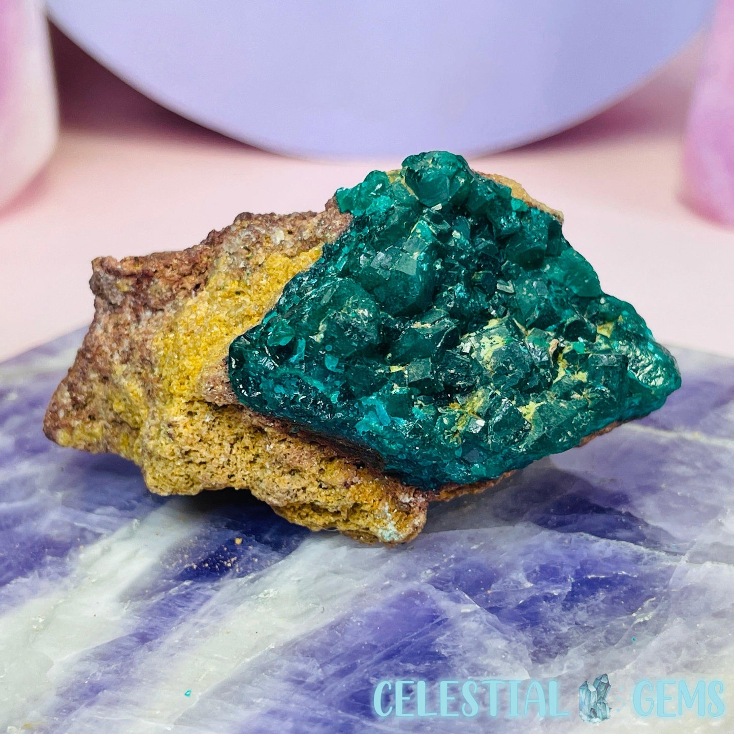 Rare Dioptase Cluster Small Specimen E