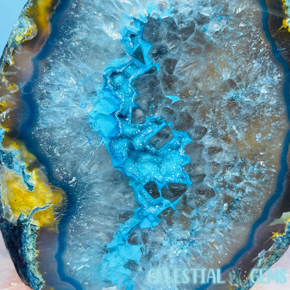 Teal Agate Semi-Polished Small Freeform