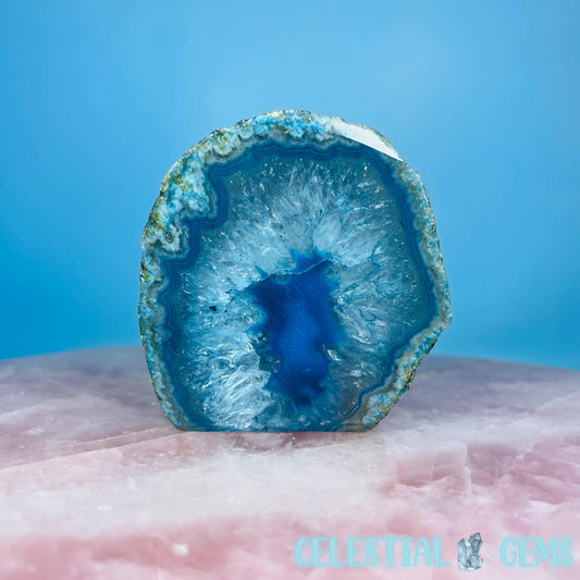 Teal Agate Semi-Polished Small Freeform