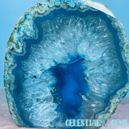 Teal Agate Semi-Polished Small Freeform